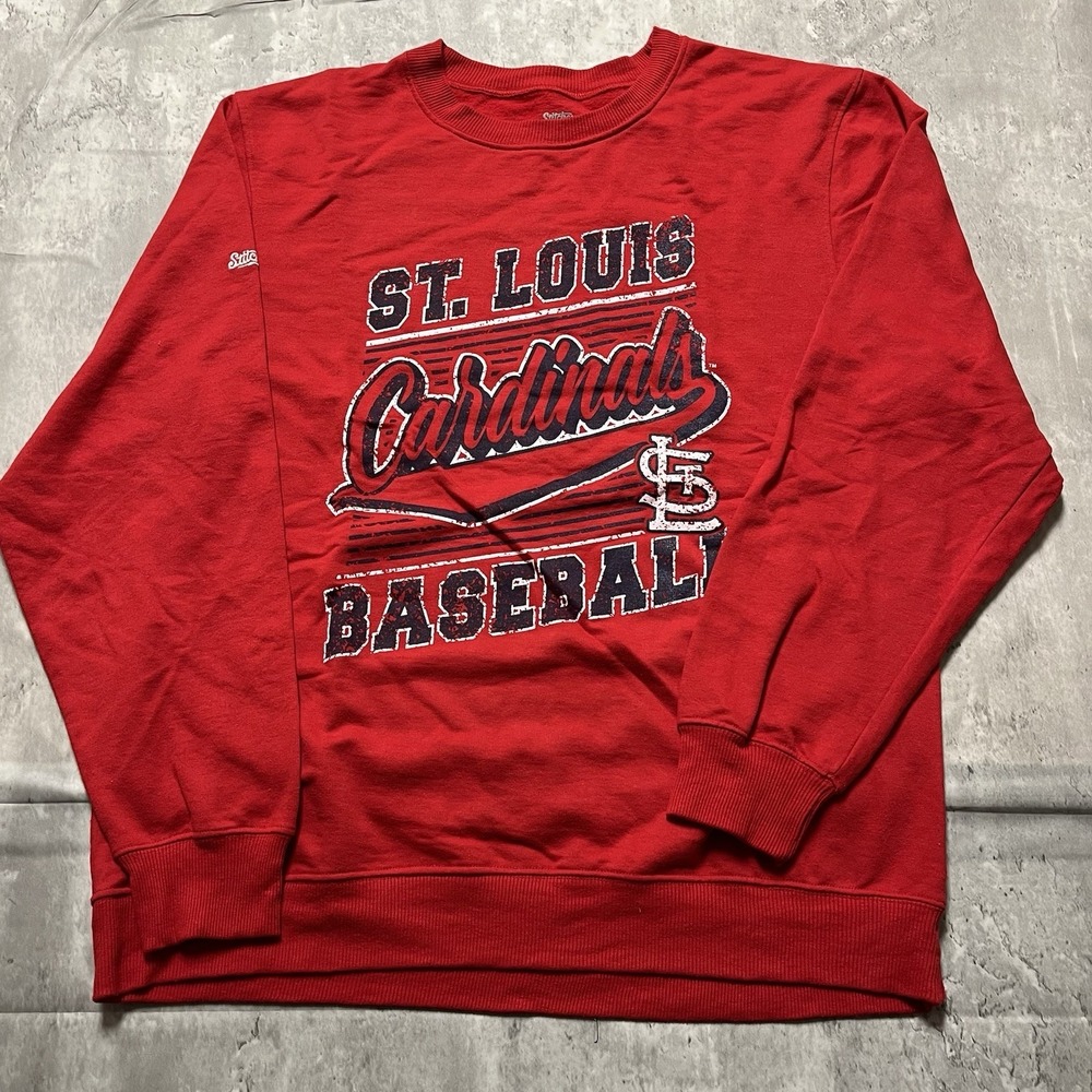 St. Louis Cardinals Long Sleeve T-shirt  CSA MLB Certified Size Large
